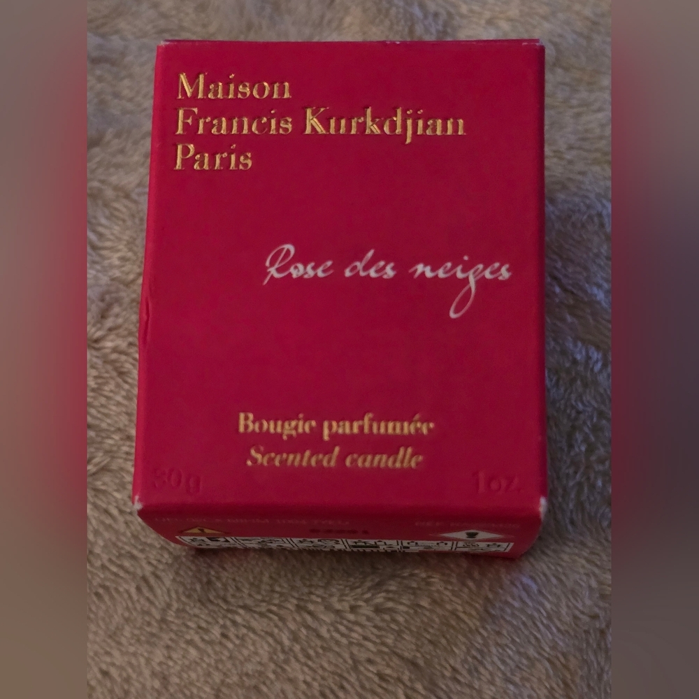 Maison Francis Kurkdjian Rose des Neiges Scented Candle – 1 oz / 30 g